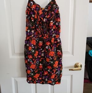 Floral mini dress